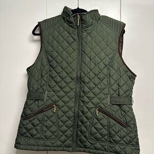 Weatherproof Olive Quilted Vest